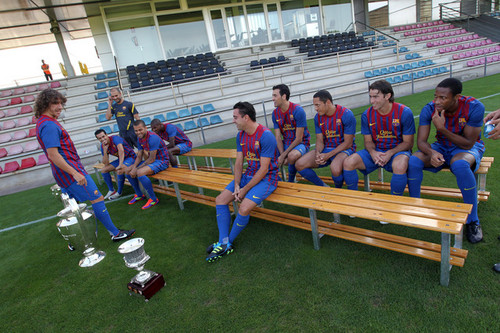 Making of the official team photo (2011-12)