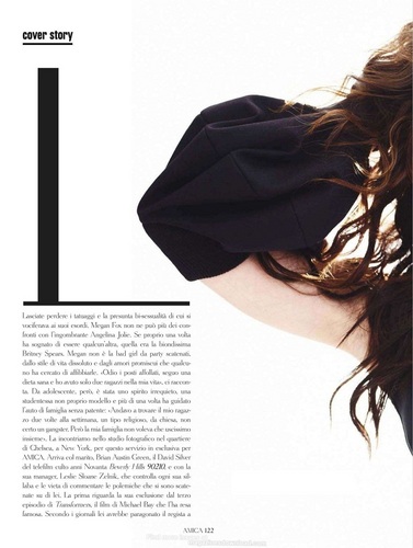  Megan - Magazine Scans - Amica Magazine (Italy) - September 2011