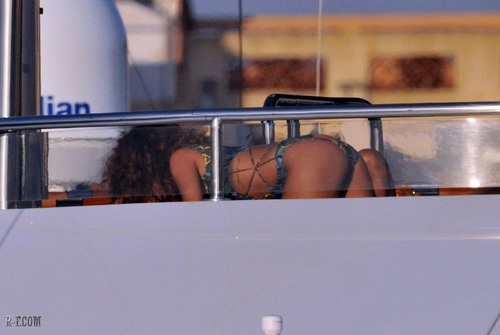 Rihanna - On a yacht in St Tropez - August 22, 2011