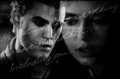 Stefan and Elena - the-vampire-diaries fan art