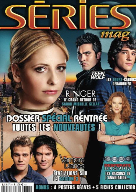 The Vampire Diaries TV ipakita Photo: TVD cast at French magazine "Ser...