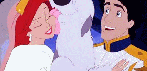  Walt 디즈니 Gifs - Princess Ariel, Max & Prince Eric