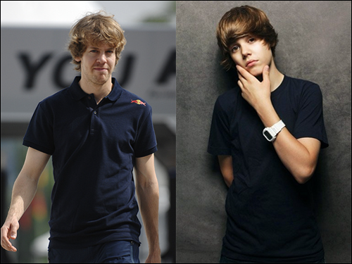  What is the different? Vettel and Bieber xD