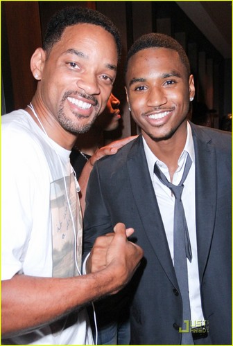  Will Smith: Moet Rose Lounge with Trey Songz!