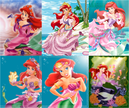  ariel - mermaid forms
