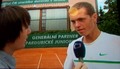 moderator Tomas Budka and Adam Pavlasek exclusive photo - tennis photo