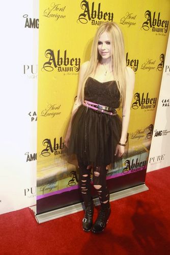  Avril Lavigne At Abbey Dawn Clothing Party Pure Nightclub