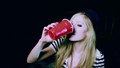 avril-lavigne - Avril in Rihanna's Cheers music video  screencap