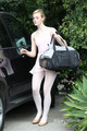 Elle Fanning leaves her Ballet Class in Studio City, Aug 26 - elle-fanning photo