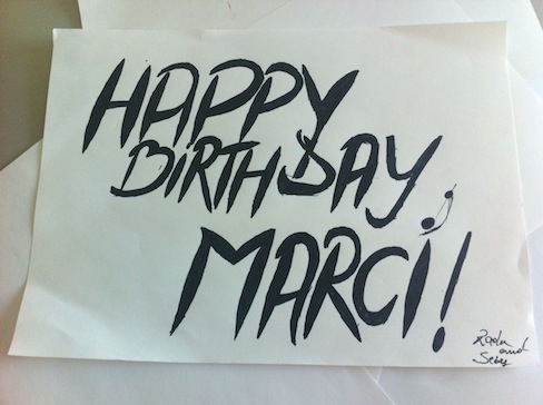 HAPPY BIRTHDAY MARCI :-*