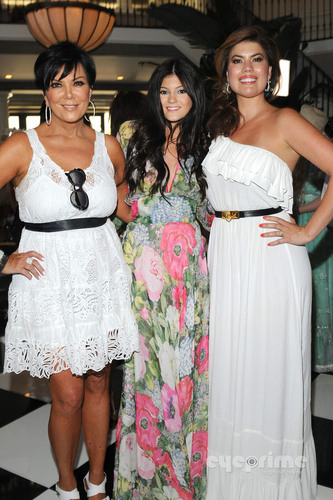  Kendall and Kylie Jenner at Kim’s Bridal Shower, Aug 23