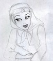 My drawing of Cinderella - disney-princess fan art