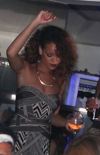 Rihanna - At VIP Room in St Tropez - August 22, 2011