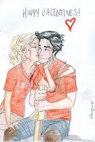  Vday with Percy and Annabeth