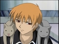 kyo with two cats from episode 7 - fruits-basket photo