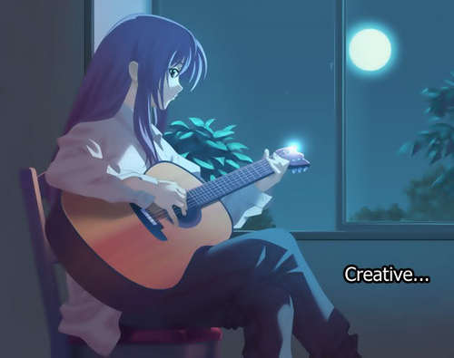  Anime Girl gitarre