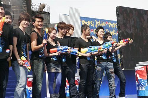  Beijing Pepsi Press Conference- commercial promos 2010