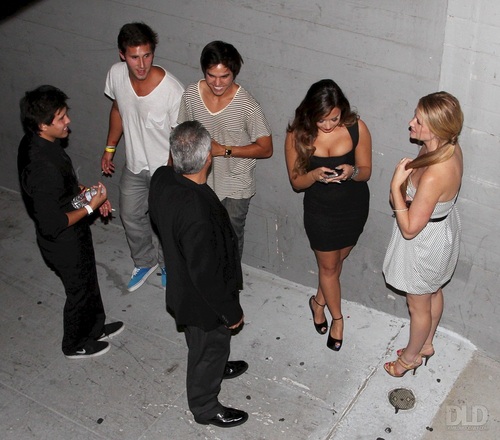  Demi - Hanging out with फ्रेंड्स at Perez Hilton's Pre-VMA Party in Los Angeles, CA - August 27, 2011