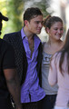 Ed and Leighton on set – August 30th - gossip-girl photo