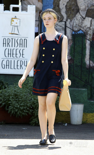  Elle Fanning leaves Artisan Cheese Gallery in Studio City, Aug 30