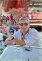 George Clooney Cruises Into Venice - george-clooney photo