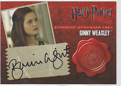  Ginny Weasley™ Authentic Autograph Card [Harry Potter and the Deathly Hallows Part 1]