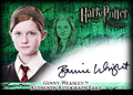 Ginny Weasley™ Authentic Autograph Card [Harry Potter and the Order of the Phoenix] - bonnie-wright photo