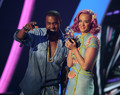 Katy Perry & Kanye West On Stage @ the 2011 MTV VMAs - katy-perry photo