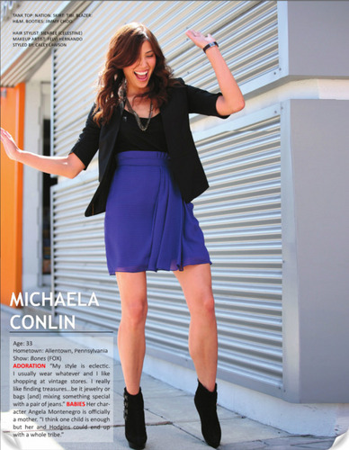  Michaela in Zooey Magazine’s Televisyen Extravaganza