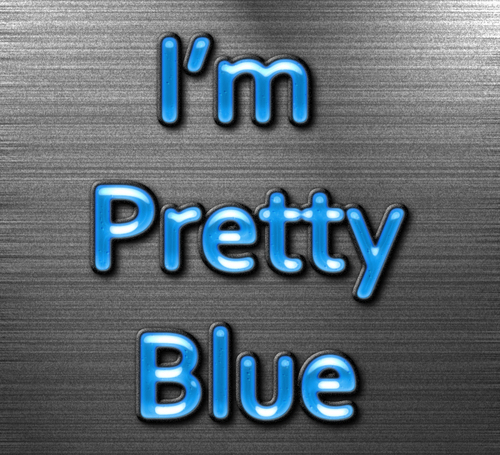  Pretty blue