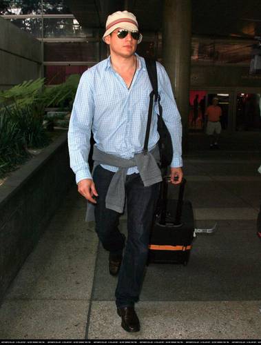  Wentworth Miller ~ Arrives On a flight at LAX International Airport - July 31