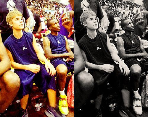 Justin plays basketball:)