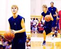 Justin plays basketball:) - justin-bieber photo