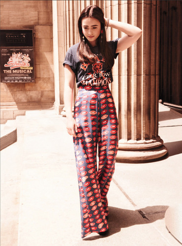  Lily Collins ASOS Magazine October 2011 Photoshoot