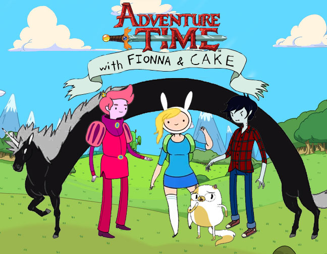 Hora de Aventura-Especial com versões femininas de Finn e Jake