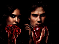 BLOODY DELENA - the-vampire-diaries fan art