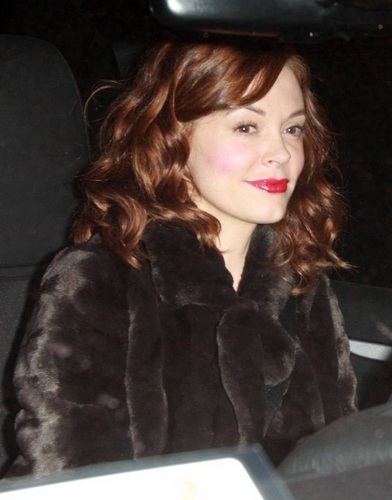  Rose - Leaving the 14th Annual GQ Men of the ano Party, November 18, 2009