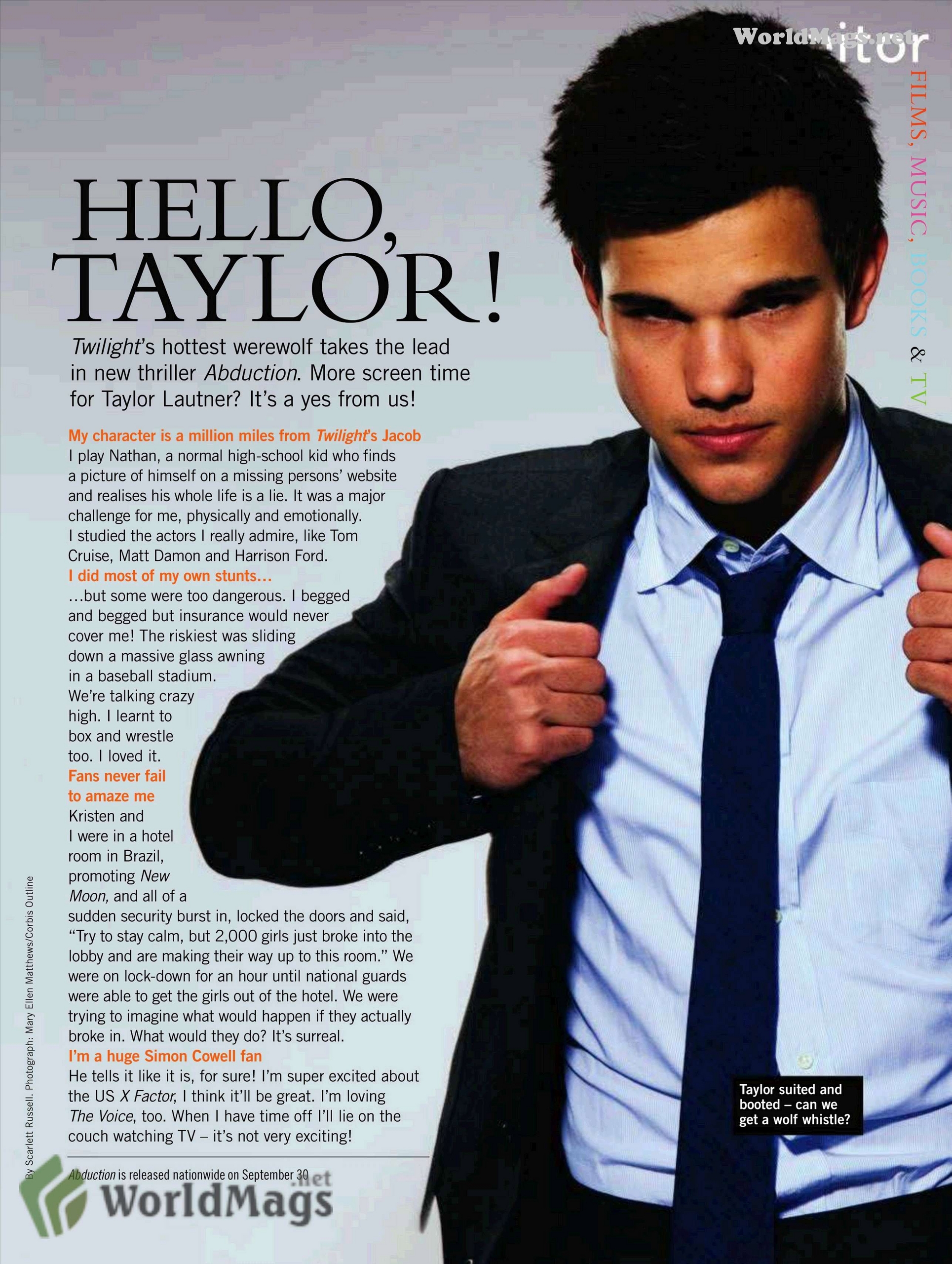 Taylor Lautner - Wallpaper Actress