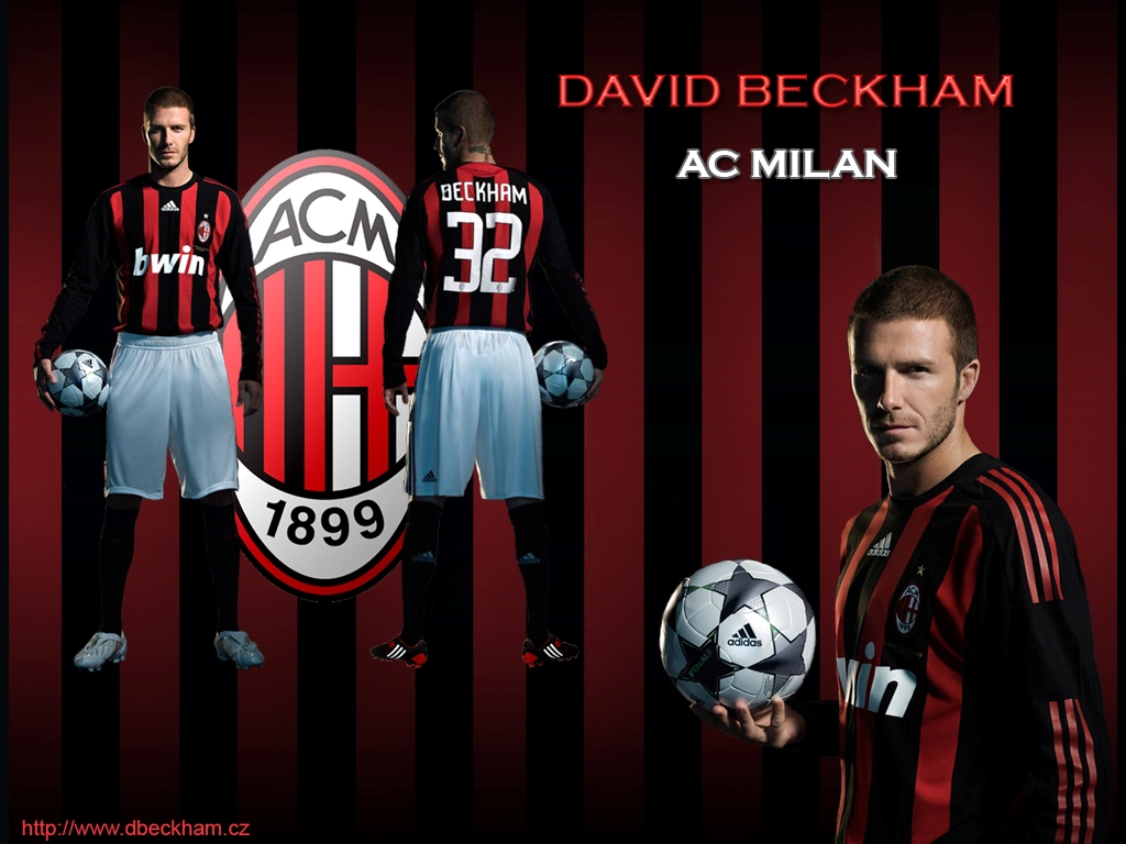 AC Milan David Beckham - David Beckham Wallpaper (25250579) - Fanpop