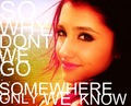Ariana with Song Quotes - ariana-grande fan art