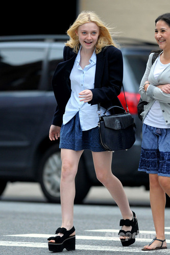  Dakota Fanning spotted out and about in SoHo, NY, Sep 11