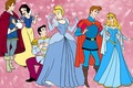 Disney Princess Couples 1 - disney-princess fan art