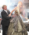 Gaga on the set of a photoshoot for Vanity Fair in NYC - lady-gaga photo