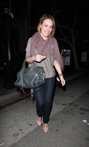  Haylie - Leaving Cafe Was in Hollywood - March 14, 2011