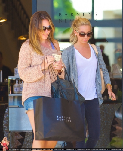 Haylie - Shopping in Barneys with Ashley - August 18, 2011