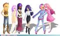 My Little Pony characters as humans! <3 - my-little-pony-friendship-is-magic photo