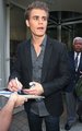 Paul Wesley arriving for 'Live with Regis and Kelly' (September 12). - paul-wesley photo