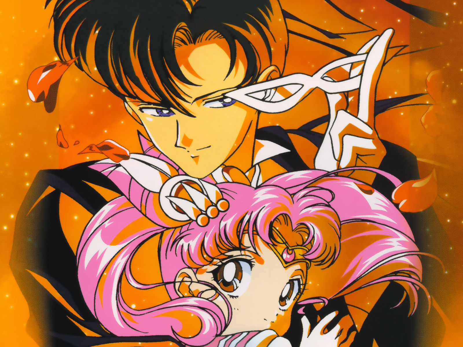 Sailor chibi moon and Tuxedo mask - Sailor Moon Wallpaper (25213705) -  Fanpop