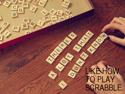 Scrabble....
