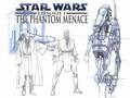 star-wars - The Phantom Menace- Sketches wallpaper